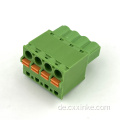 Elektrische UL94-V0 5.08 mm Pitchfeder-Plug-in-Anterminalblock mit Orangenknöpfen